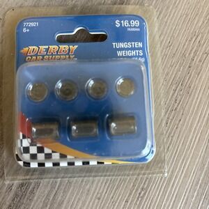 Brand New PINECAR 772921 Pinewood Derby Tungsten Incremental Cylinder Weights